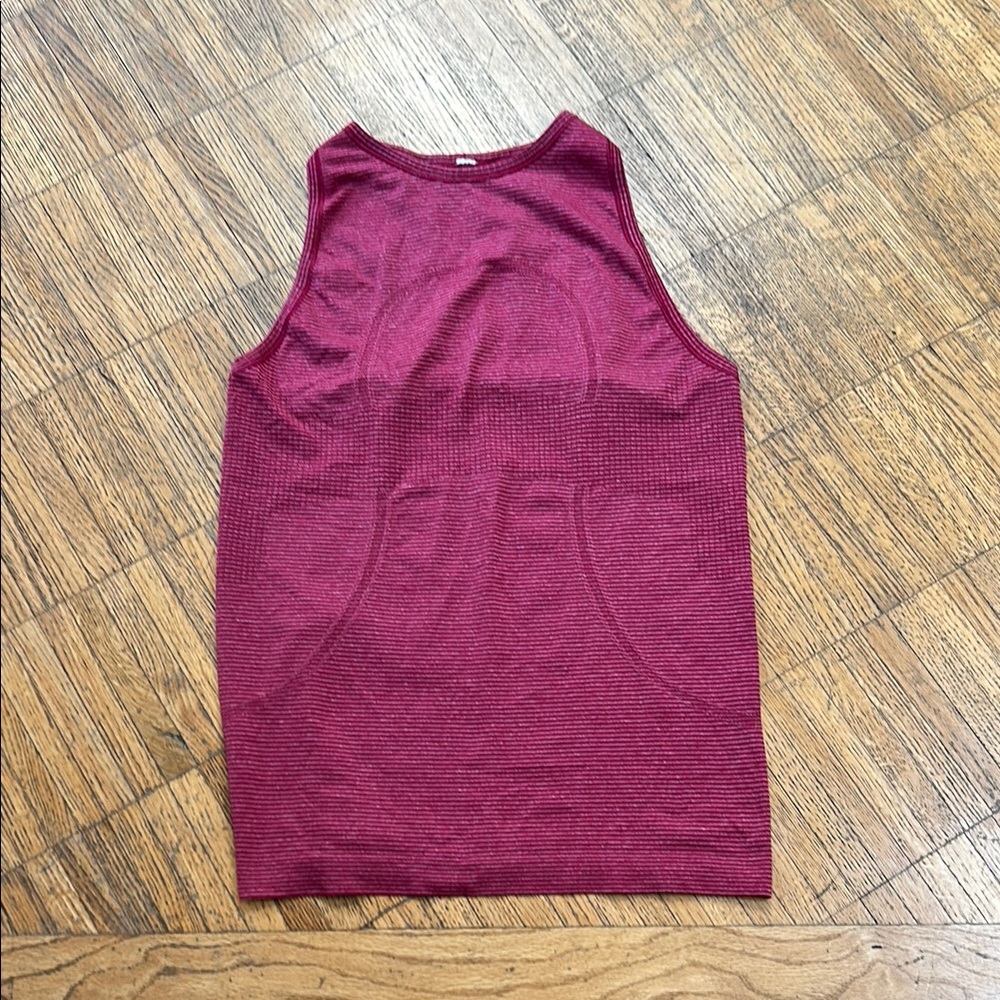 Lululemon Burgundy Sleeveless Tank